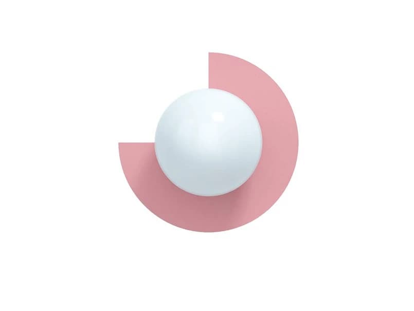 Swedish Ninja - Candy Big Circle 270 L seinävalaisin, pinkki – Swedish Ninja