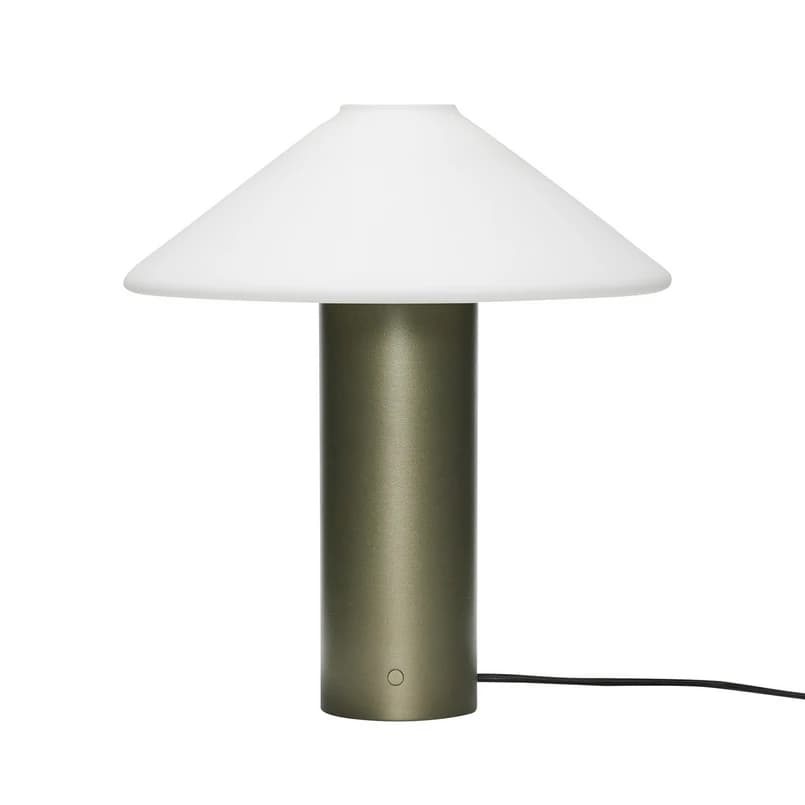 Hübsch - Orbit Pöytävalaisin Dark Green – Hübsch