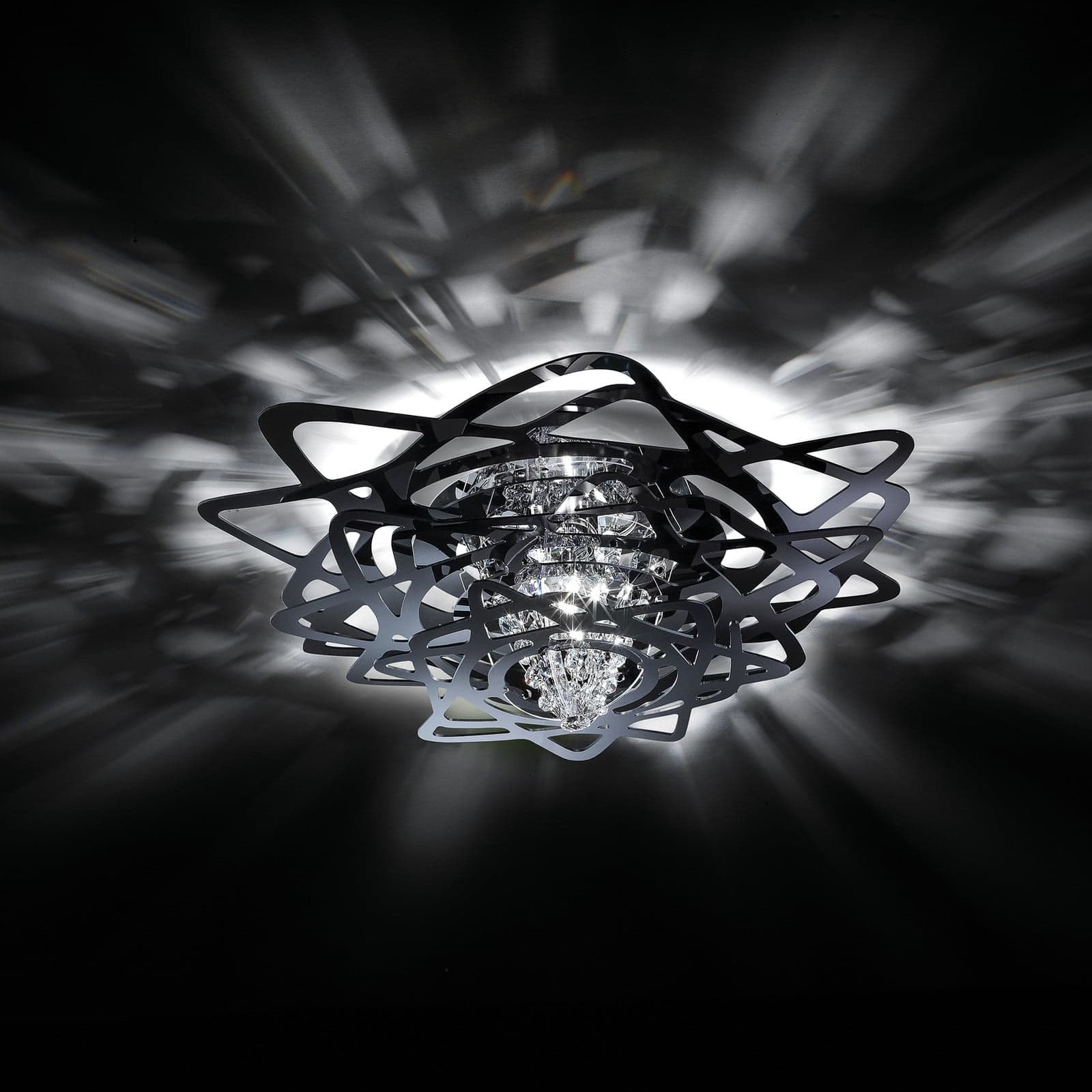 Aurora kattovalaisin mini, musta Slamp - Olohuone - Design - Muovi – Slamp