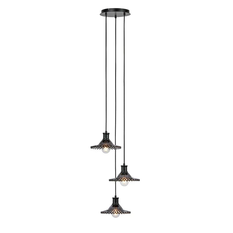 Markslöjd - Novia 3 Riippuvalaisin Black/Smoke – Markslöjd