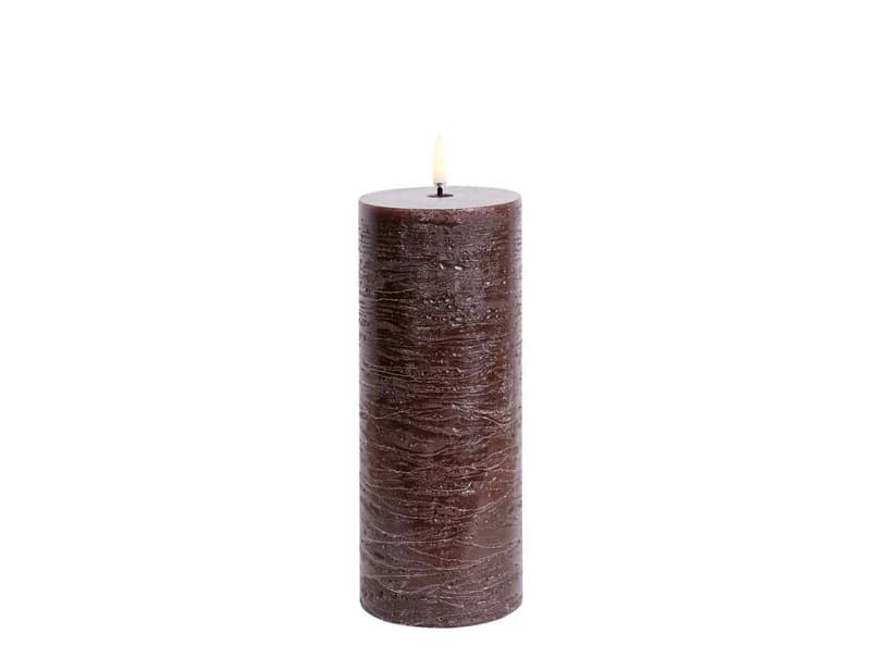 Uyuni Lighting - Pilarikynttilä LED 7,8x20,3 cm Rustic Brown – Uyuni Lighting
