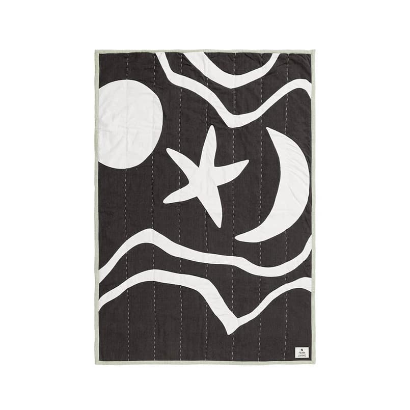 ferm LIVING - Kove Applique Huopa Charcoal/Elm Green – ferm LIVING