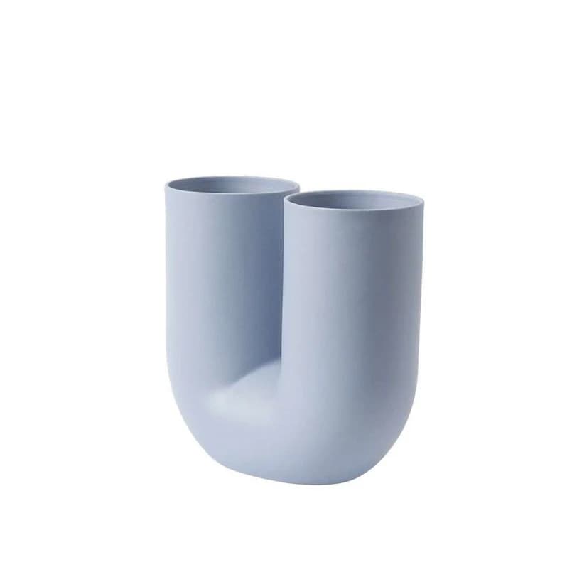 Muuto - Kink Vase H26,3 Light Blue – Muuto