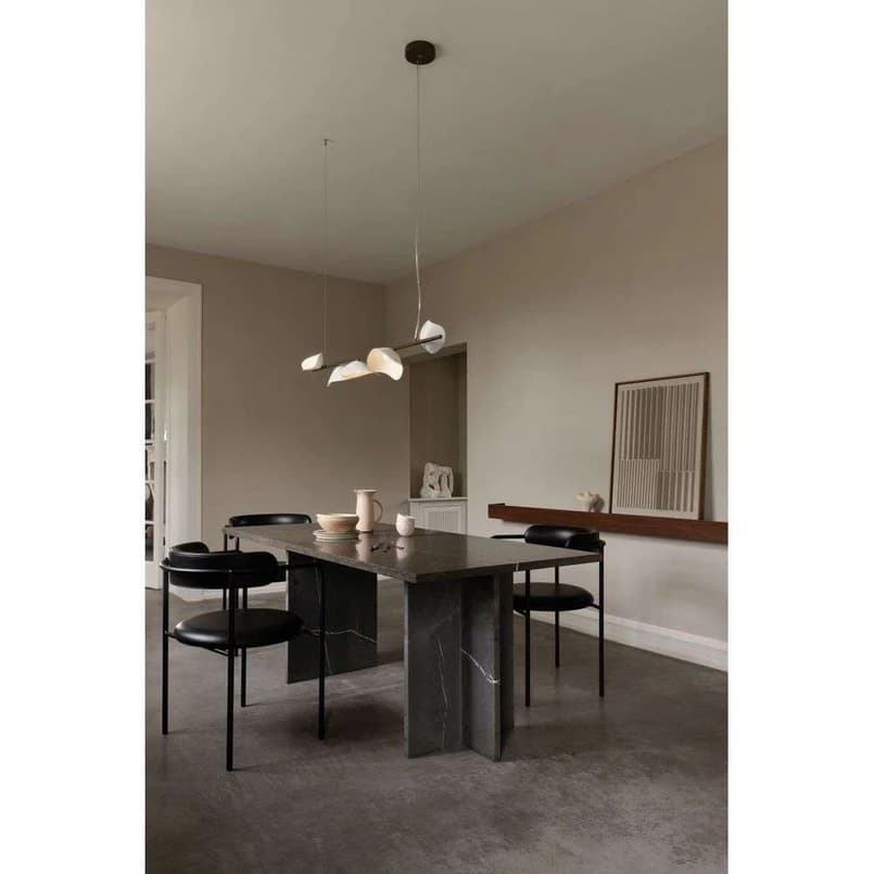 Nuura Aps - Florii 5 LED-riippuvalaisin, pronssi/valkoinen, pituus 120 cm Nuura – Nuura Aps