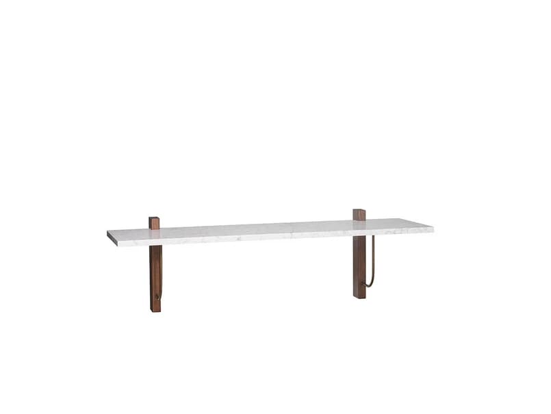 Audo Copenhagen - Corbel-seinähylly, Carraran marmori, pituus 100 cm Audo – Audo Copenhagen