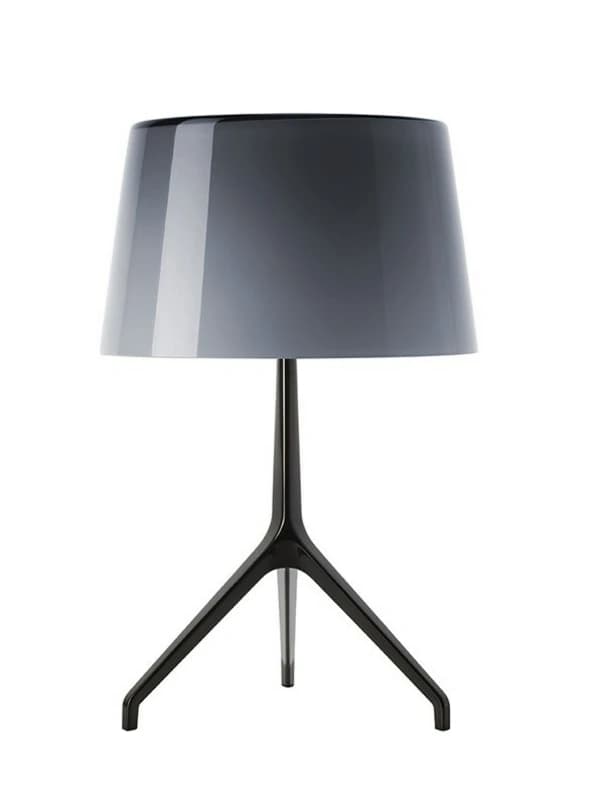 Foscarini - Lumiere XXL Pöytävalaisin Musta Kromi/Harmaa – Foscarini