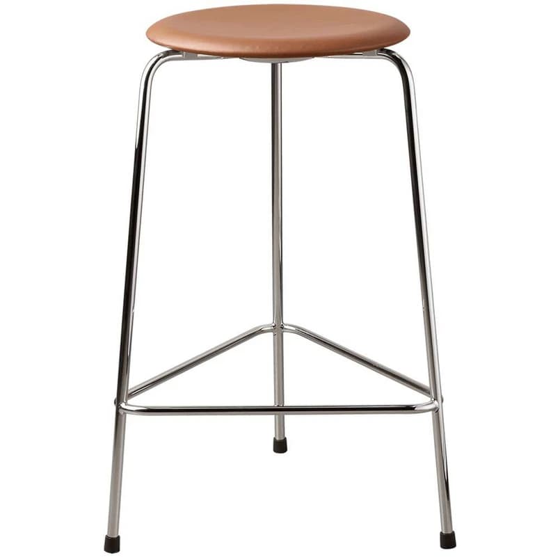 FRITZ HANSEN - High Dot™ Stool Chrome/Walnut – FRITZ HANSEN