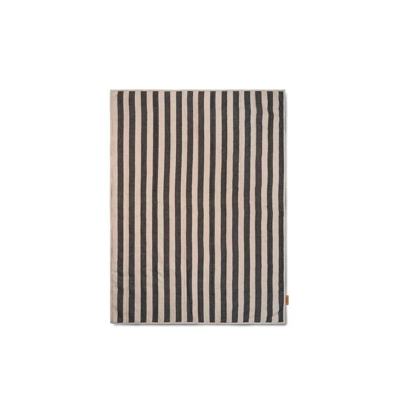 ferm LIVING - Grand Quilted Blanket Sand/Black – ferm LIVING