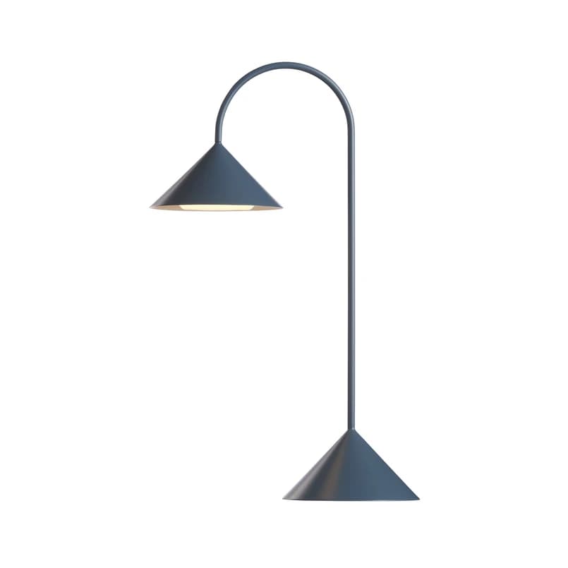 FRANDSEN - Grasp LED-akkukäyttöinen pöytävalaisin H47 Petrol – FRANDSEN