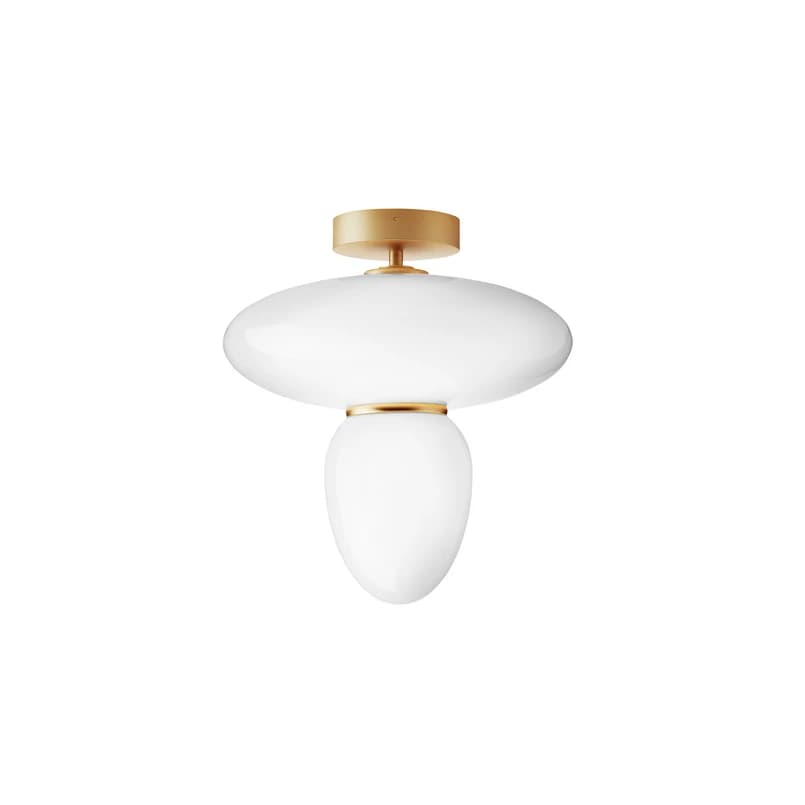 Nuura Aps - Rizzatto 42 Kattovalaisin Opal/Satin Brass Nuura – Nuura Aps