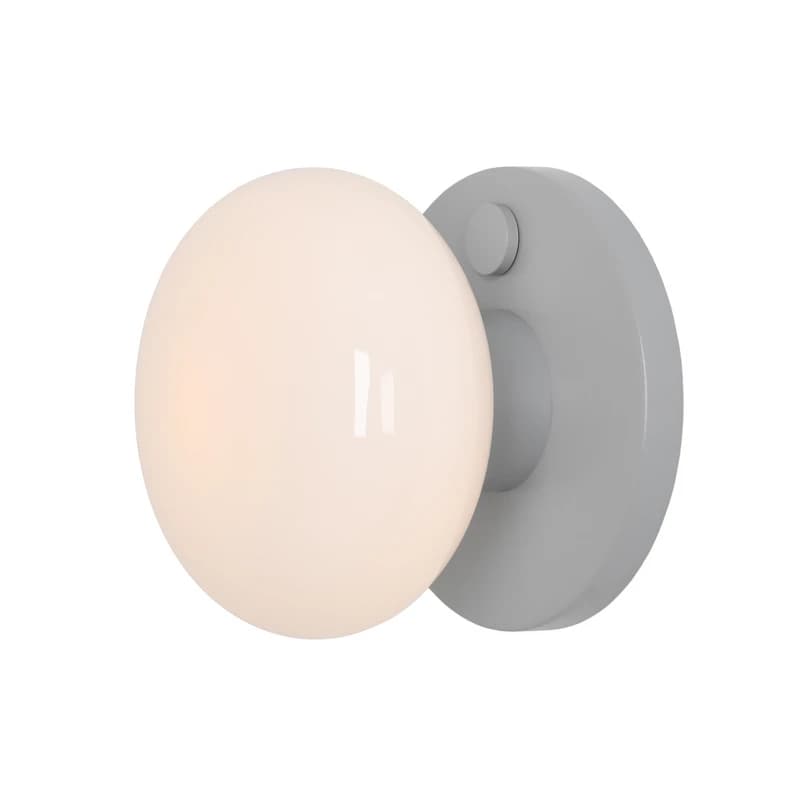 ALDEX - Flo seinävalaisin, harmaa, Ø 19 cm, lasi – ALDEX