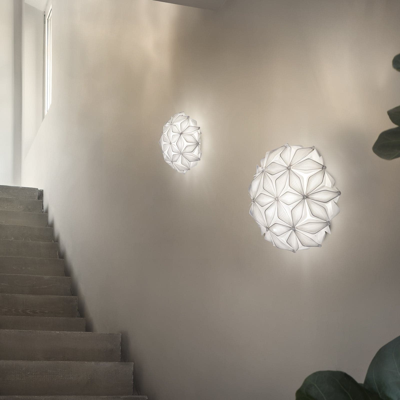 C'EST LA VIE kattovalaisin, valkoinen, Ø 34 cm, 2-lamppuinen, E14 C'EST LA VIE Slamp - Olohuone - Design - Muovi - Plafondi – Slamp