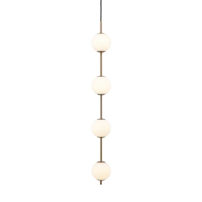 UMAGE - Audrey LED-riippuvalaisin, messinkivärinen, 4-lamppuinen, Ø 12 cm – UMAGE