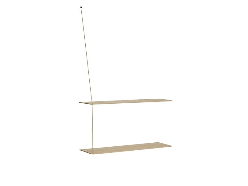 Woud - Stedge Hylly L80 Anniversary White Oak/Brass – Woud