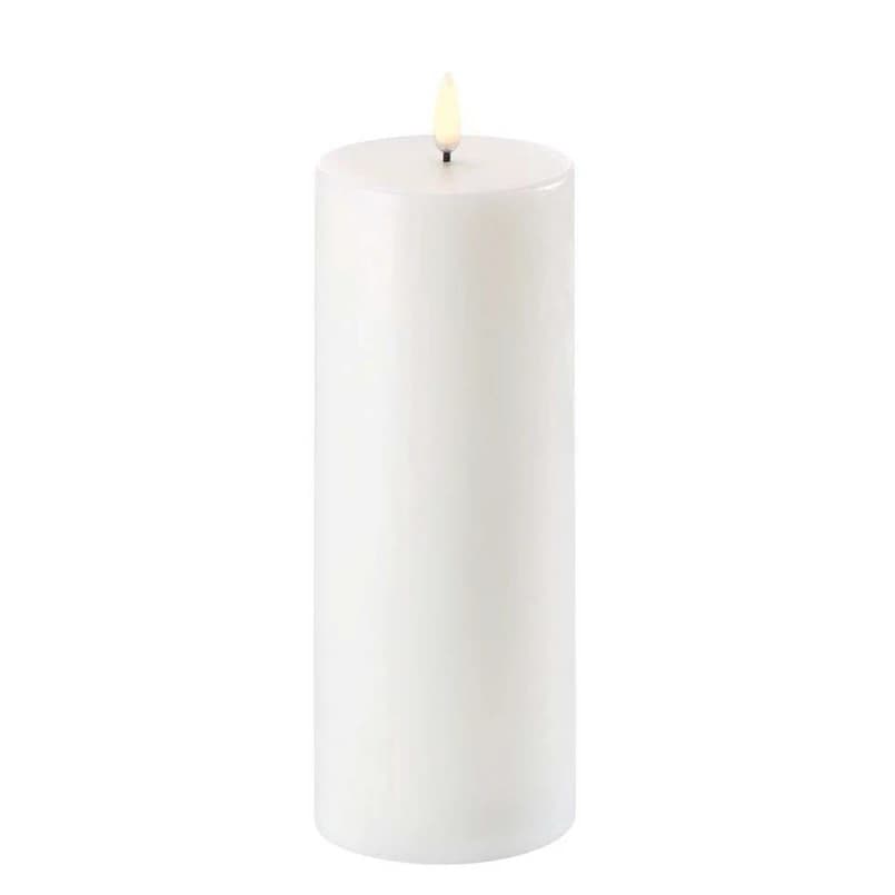 Uyuni Lighting - Pilarikynttilä LED 7,8x20 cm Nordic White – Uyuni Lighting