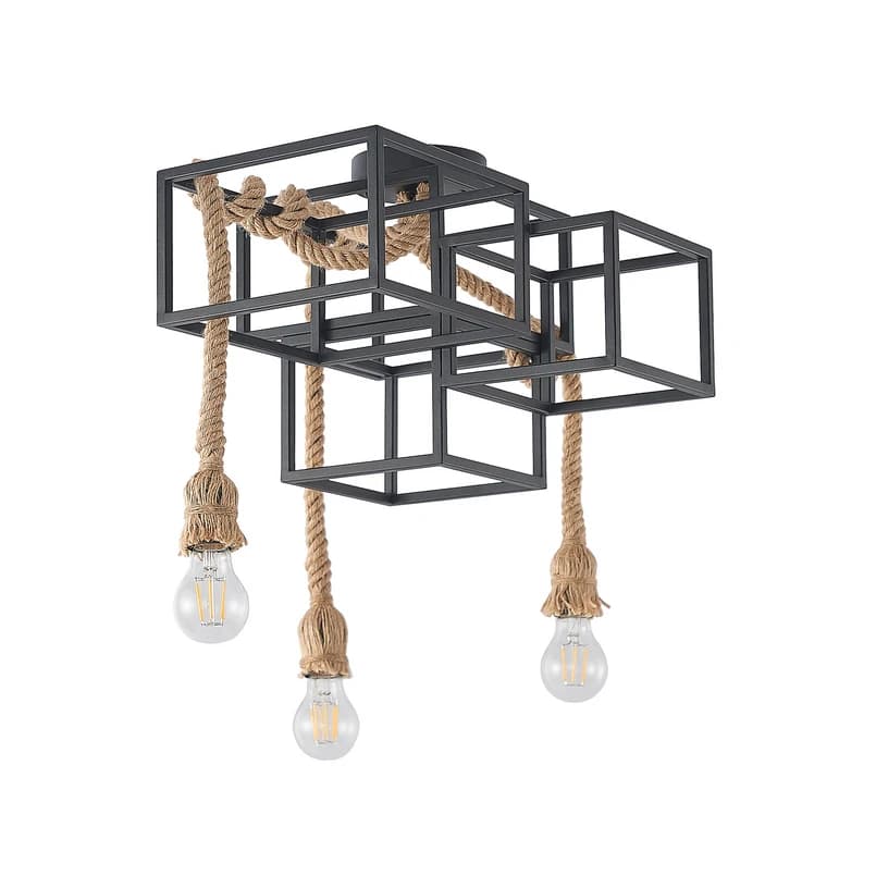 Lucande - Andrik 3 Kattovalaisin Black – Lucande