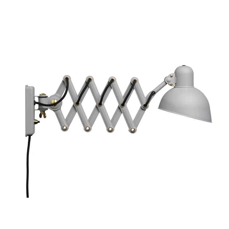 FRITZ HANSEN - Kaiser idell 6718-W seinälamppu, harmaa, – FRITZ HANSEN