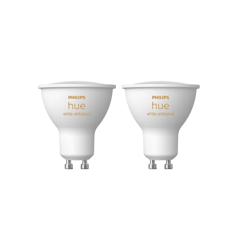 Philips Hue - White Amb. 4,2 W GU10, 2 kpl:n sarja. – Philips