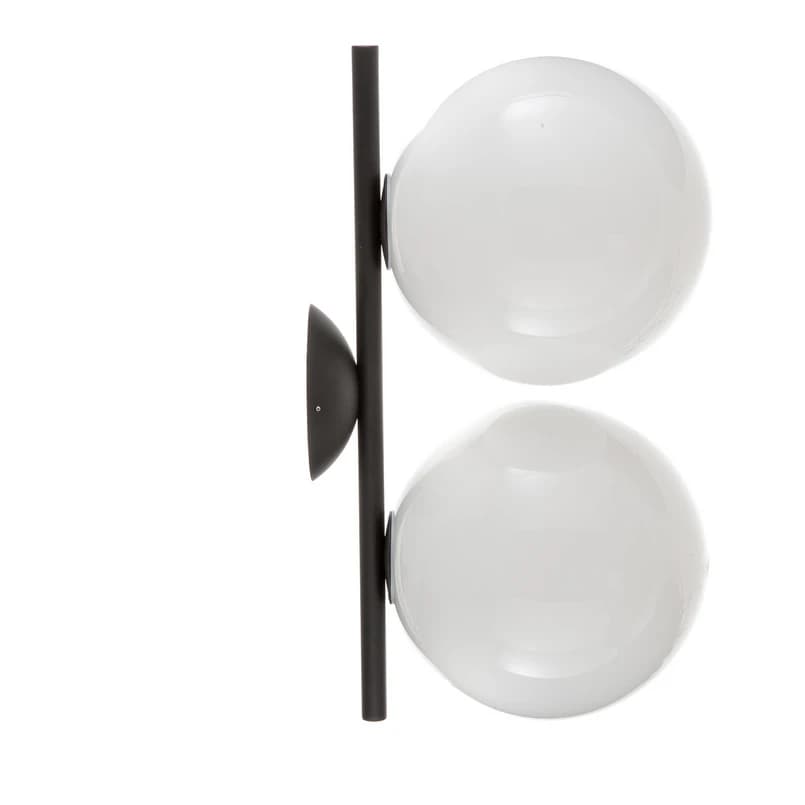 FLOS - IC C/W1 Double kattovalaisin/seinävalaisin musta – FLOS