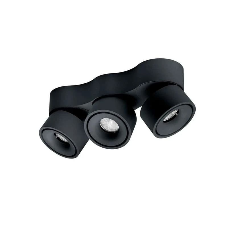 ANTIDARK - Easy Triple W3100 LED-kattovalaisin musta, 3-lamppuinen – ANTIDARK