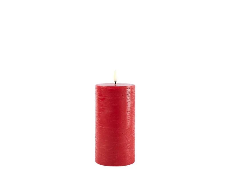 Uyuni Lighting - Pilarikynttilä LED 7,8x15,2 cm Rustic Red – Uyuni Lighting