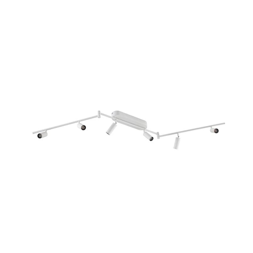Lindby - Eldrin LED-kattovalaisin, 6-lamppuinen, spotti, valkoinen – Lindby