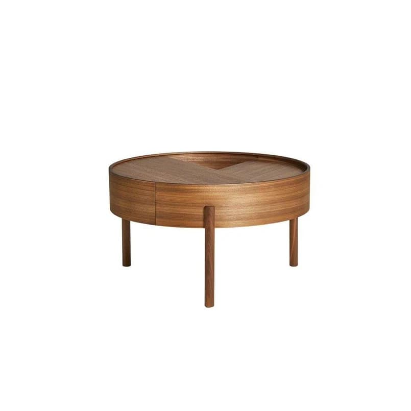 Woud - Arc Sohvapöytä Ø66 Walnut – Woud