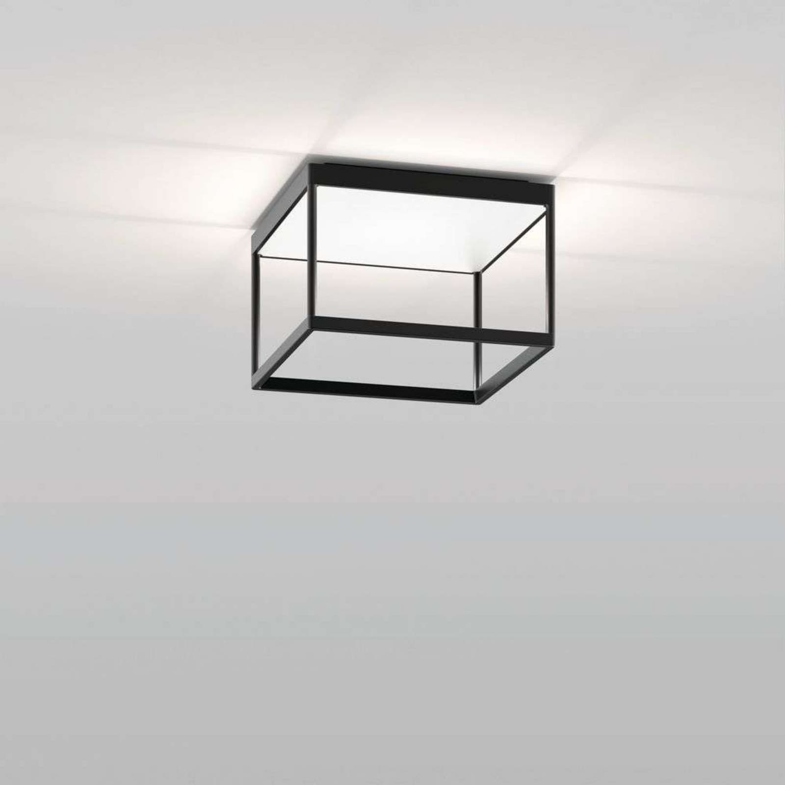 Reflex 2 LED-kattovalaisin, musta/valkoinen Serien Lighting - Olohuone - Alumiini – Serien Lighting