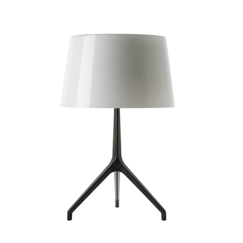Foscarini - Lumiere XXL Pöytävalaisin Musta Kromi/Valkoinen – Foscarini