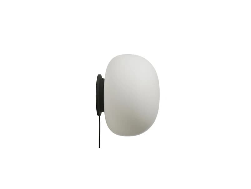 FRANDSEN - Seinälamppu Supernate, Ø 38 cm, kytkin, opaali/valkoinen – FRANDSEN