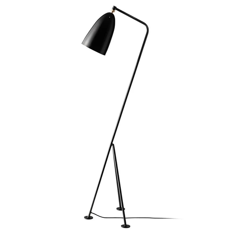 GUBI - Gräshoppa lattiavalaisin Jet-Black – GUBI