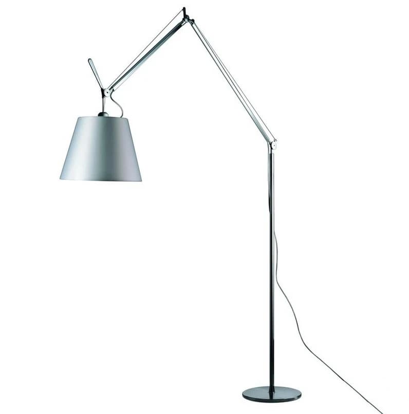 Artemide - Tolomeo Mega Lattiavalaisin Ø420 Harmaa Satin/Musta – Artemide