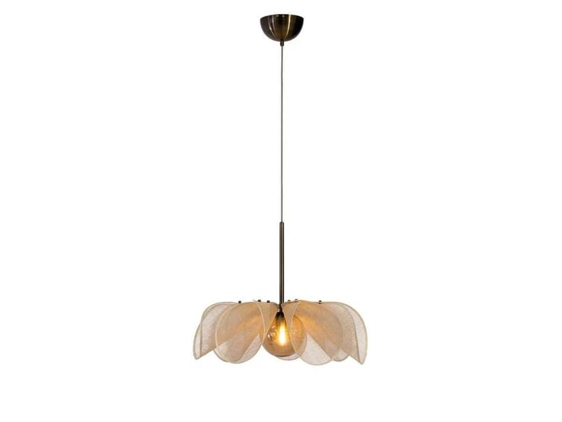 Markslöjd - Styrka riippuvalo, Ø 63 cm, messinki/beige – Markslöjd