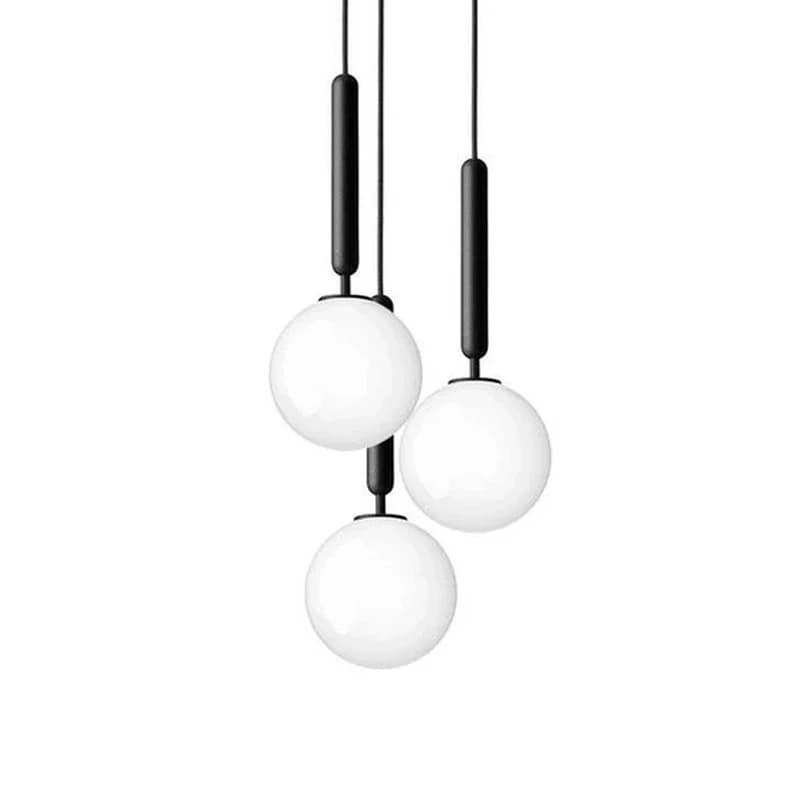 Nuura Aps - Miira 3 kattokruunu, harmaa/opaalinen, Ø 31 cm, 3-lamppuinen Nuura – Nuura Aps