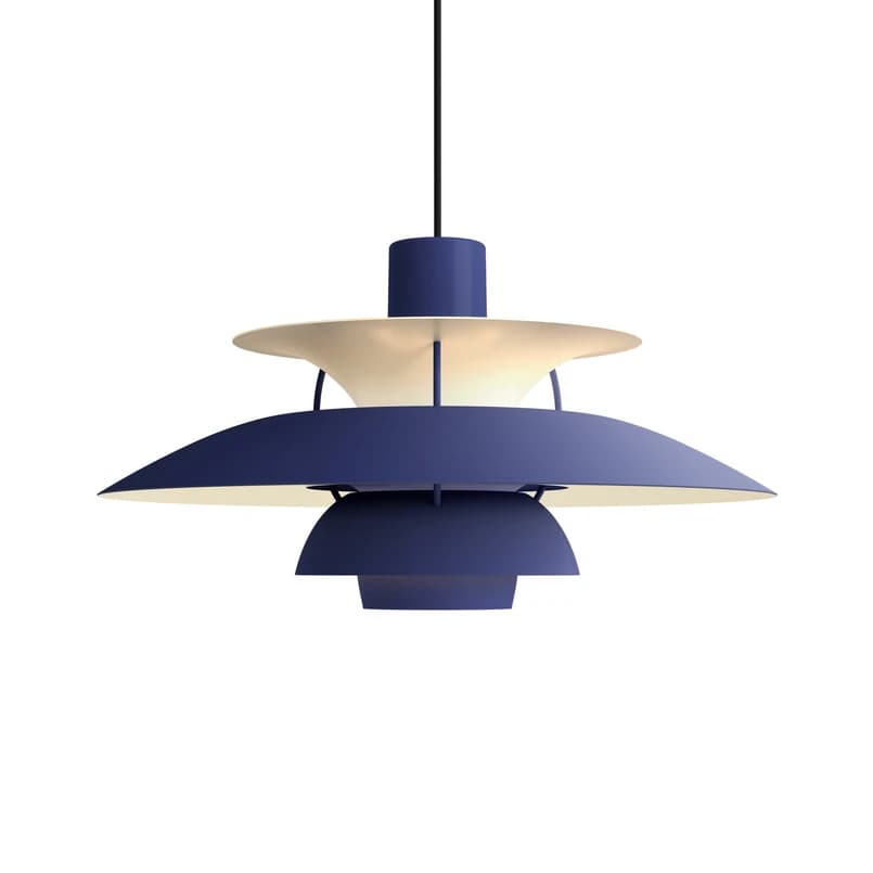 Louis Poulsen - PH 5 Riippuvalaisin Monochrome Dusty Indigo – Louis Poulsen