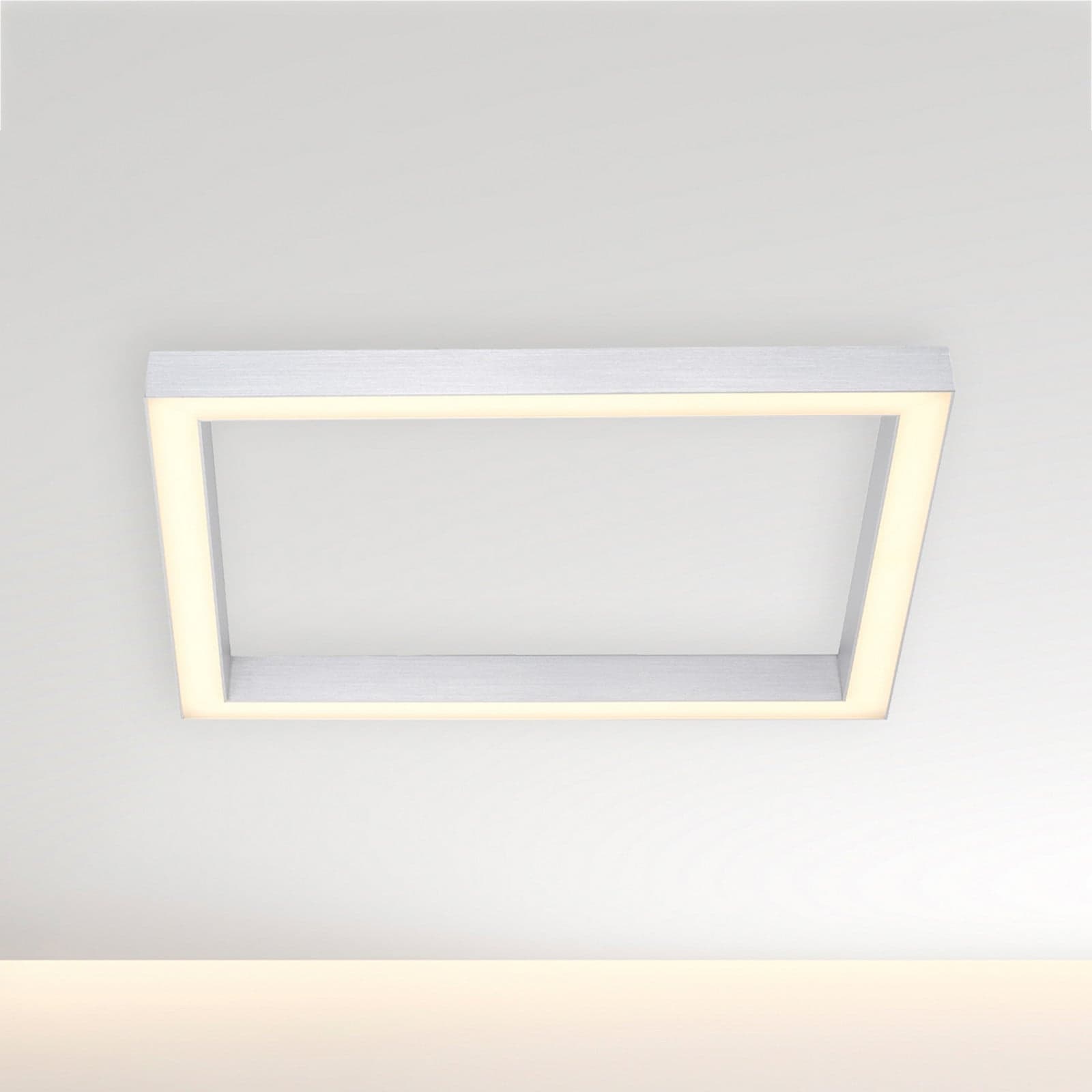 Lines Square LED-kattovalaisin, timantti, 55 cm, CCT – PURE PURE Lines Square - Olohuone - Moderni - Metalli - Kulmikas – Pure