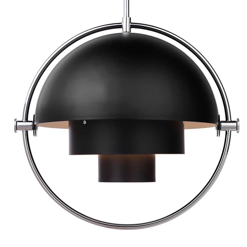 GUBI - Multi-Lite riippuvalaisin Ø36 kromi/musta – GUBI