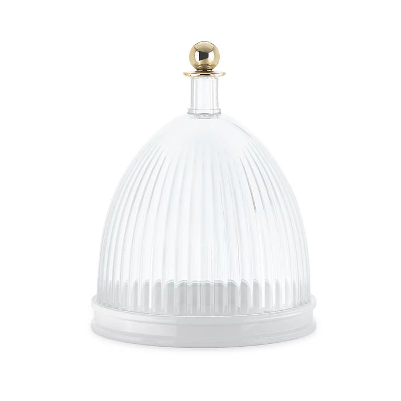 Kartell - La Coupole koristekulho, läpinäkyvä, korkeus 30,5 cm – Kartell