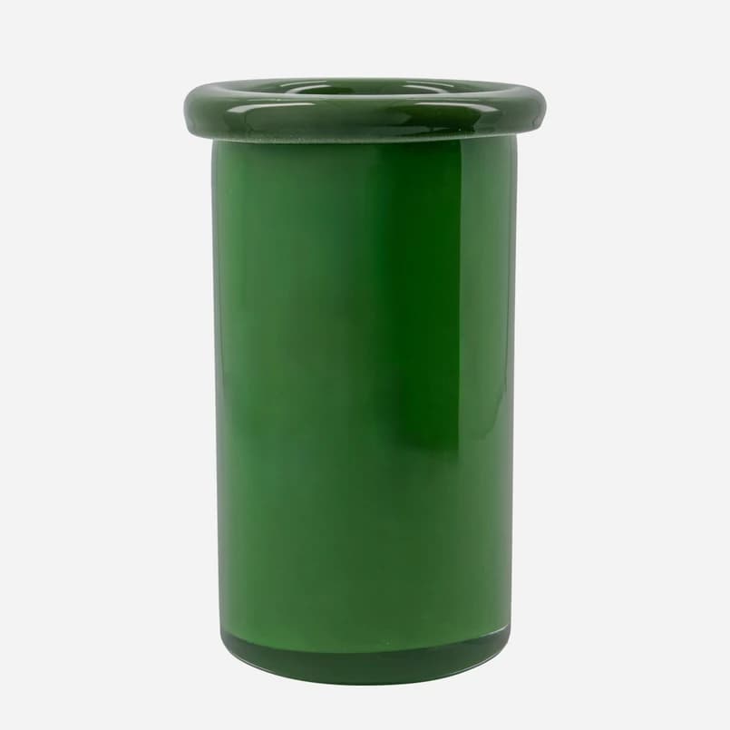 House Doctor - HDBuck-maljakko, vihreä, korkeus 23 cm, lasi – House Doctor