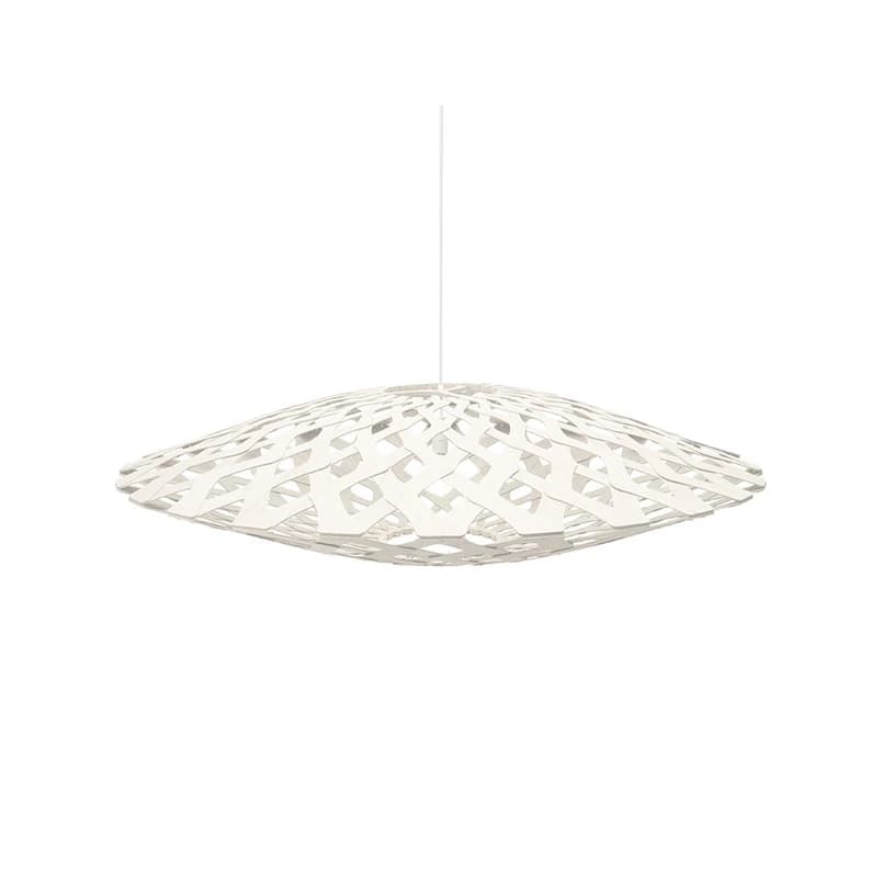 david trubridge - Flax Riippuvalaisin Ø110 2 Sivut Valkoinen – david trubridge