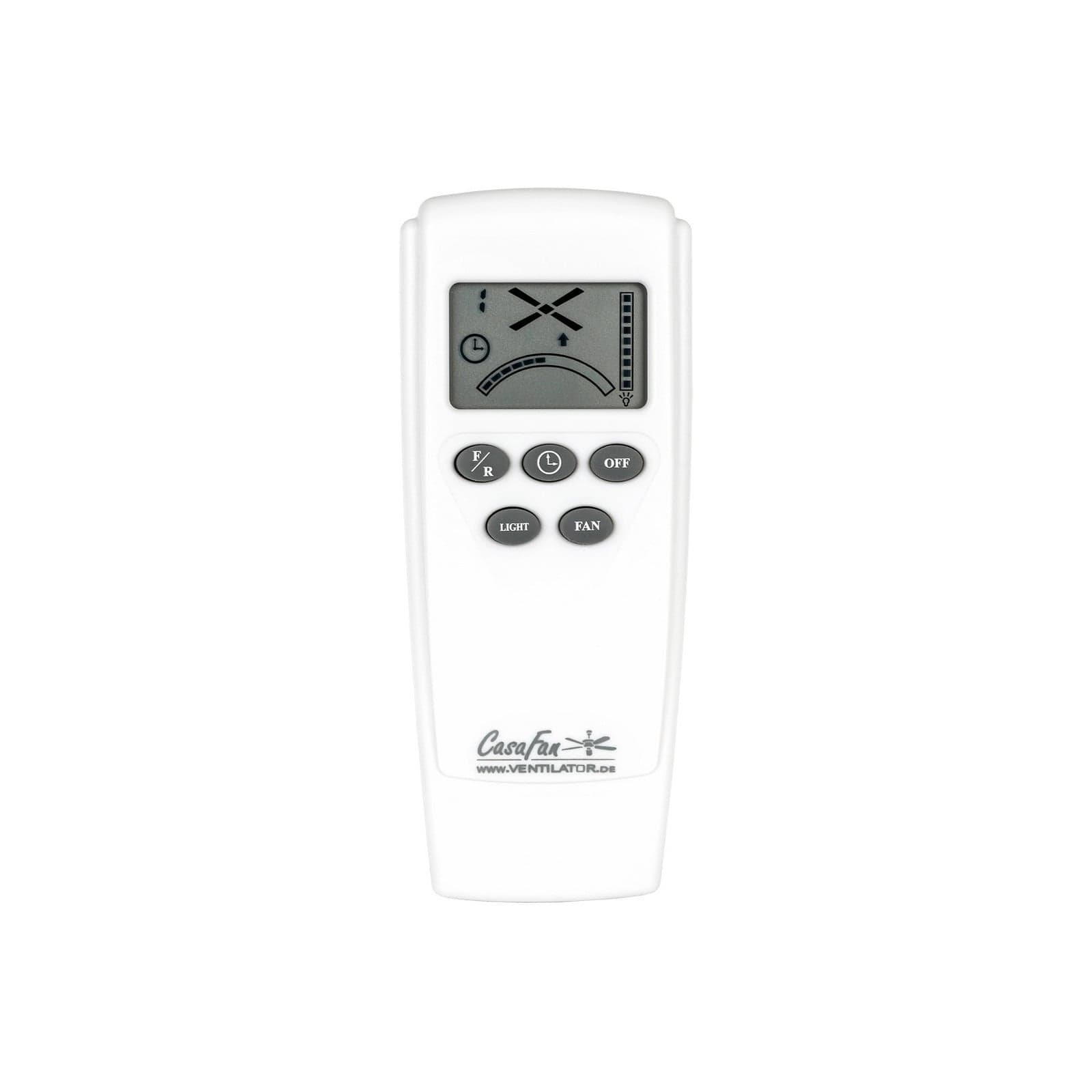 Regento-kattotuuletin, kromi ja puu, DC-moottori, halkaisija 140 cm – CasaFan Eco Regento - Olohuone - Moderni – CasaFan