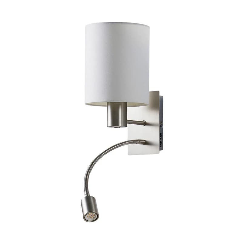 Lindby - Shajan Seinävalaisin Nickel/White – Lindby