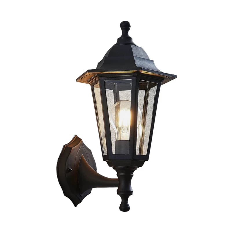 Lindby - Nane ulkoseinävalaisin Black – Lindby