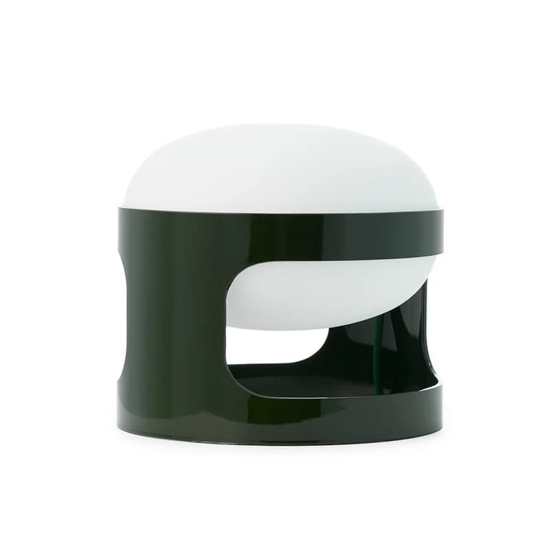 Kartell - KD28 LED-pöytävalaisin, metsänvihreä, korkeus 23 cm – Kartell