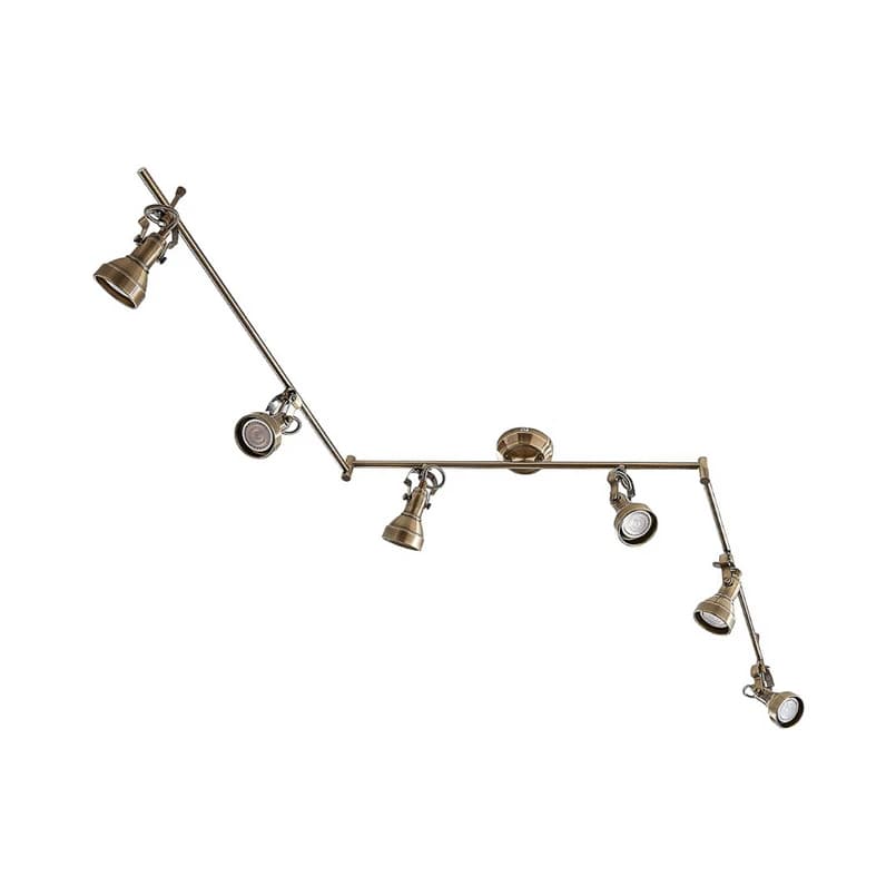 Lindby - Perseas 6 LED Kattovalaisin Antique Brass – Lindby