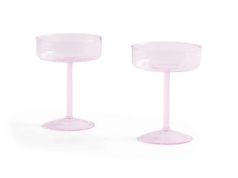 HAY - Tint Coupe Glass Set of 2 Pink – HAY