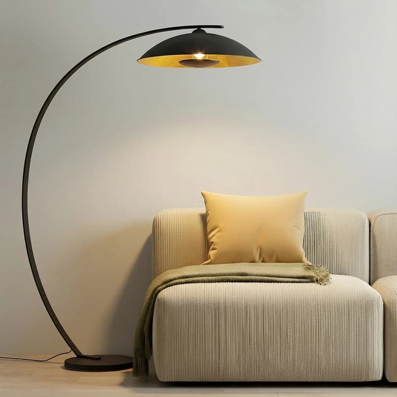 Lindby - Emilienne Lattiavalaisin Black/Gold – Lindby