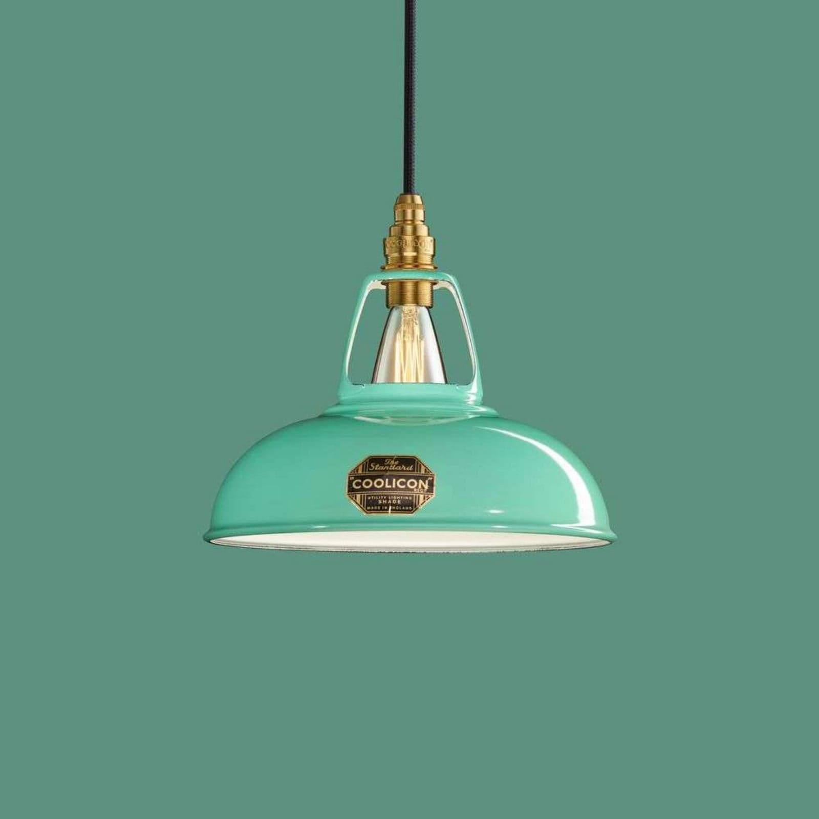 Alkuperäinen 1933-mallinen riippuvalaisin Fresh Teal Coolicon - Olohuone - Design - Metalli – Coolicon