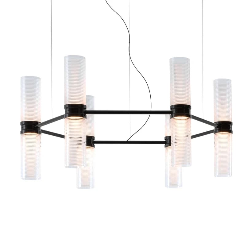 Artemide - Zephyr Exagonal -sovellus, Ø 77 cm, musta – Artemide