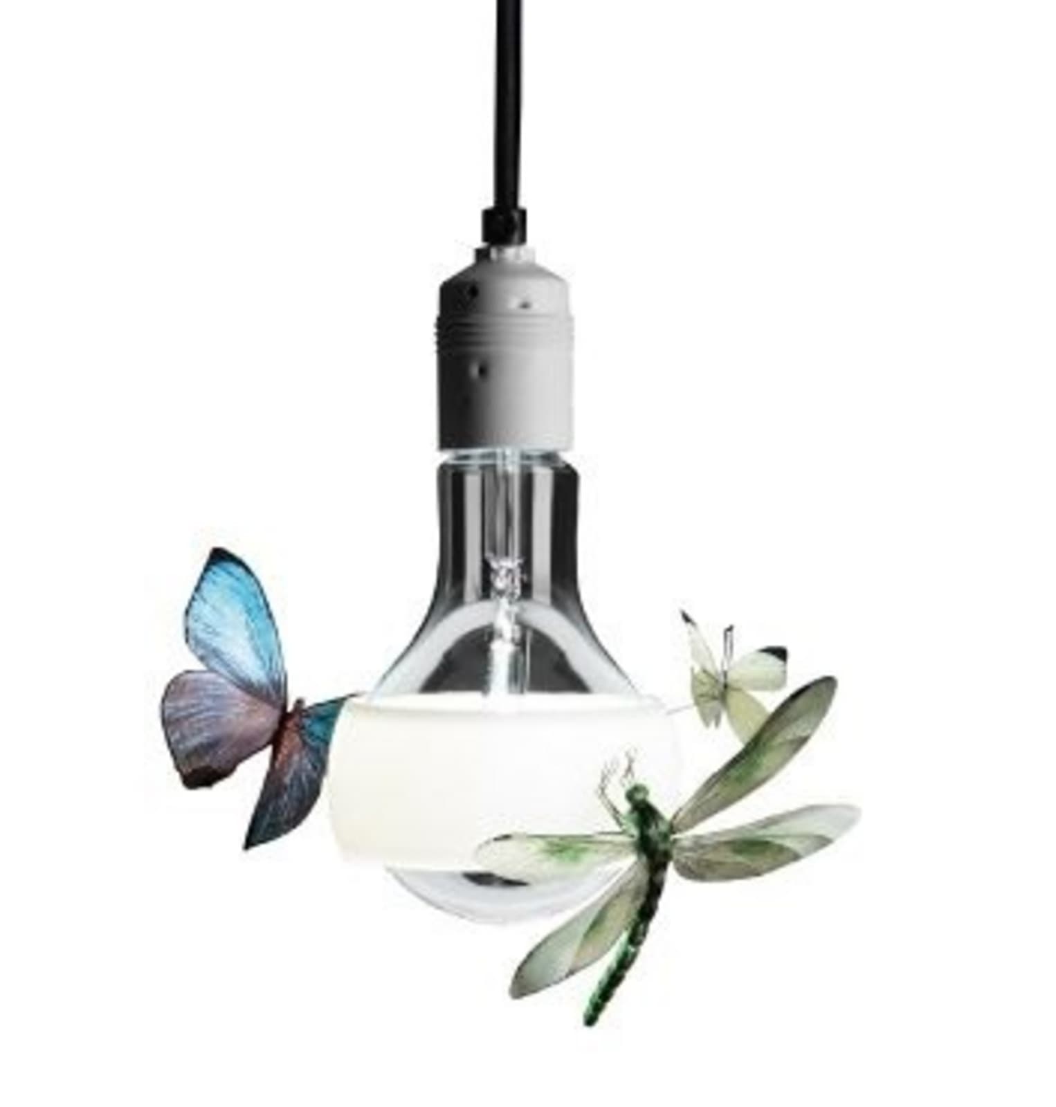 Johnny B. Butterfly Riippuvalaisin 420cm White Ingo Maurer - Olohuone - Lasi – Ingo Maurer